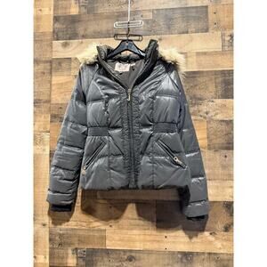 Juicy Couture- Black Puffer Jacket- Women Size M